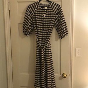 H&M Midi Gingham Dress